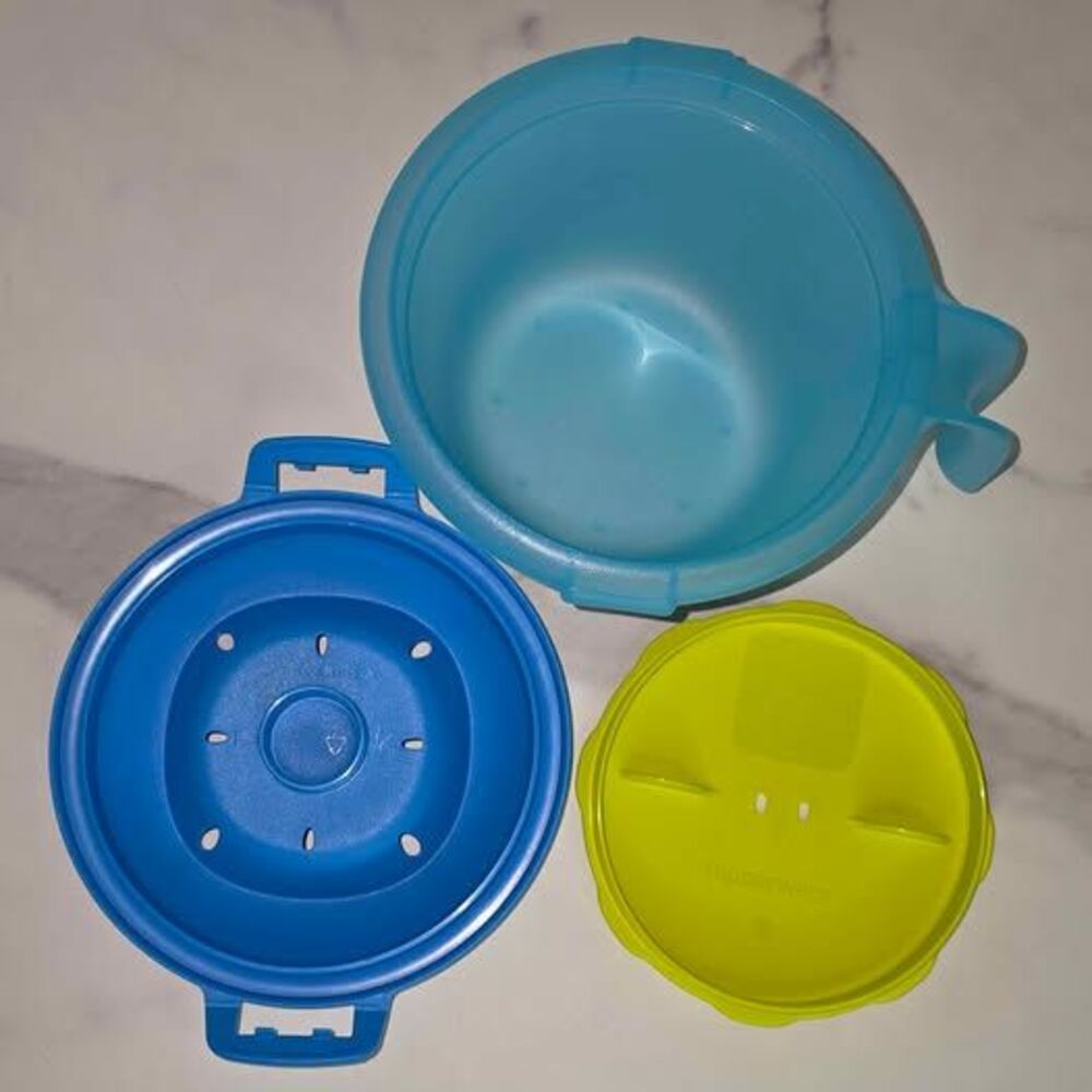 Tupperware Mini Microwave Rice Cooker NWOT - Picture 7 of 9